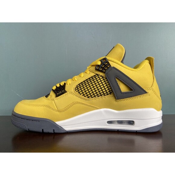 Nike Air Jordan 4 Retro "Lightning" Yellow 2021 Men's Size 12 CT8527-700 - Picture 3 of 11